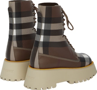 (W) Burberry Sepatu Boot Pendek Tali 'Fashion Cokelat Kemerahan' 80608141 Shop (W) Burberry Sepatu Boot Pendek Tali 'Fashion Cokelat Kemerahan' 80608141