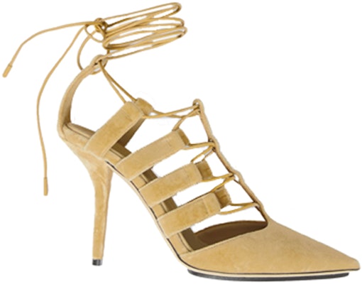 (Women) Burberry Lace Velvet Lace Pointed High Heels 'Beige' 80428111 Order (Women) Burberry Lace Velvet Lace Pointed High Heels 'Beige' 80428111