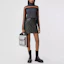 Lookbook (W) Burberry Lambskin Quilted A-Line Kulit Mini Skirt Hitam 80377671