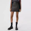 Shop (W) Burberry Lambskin Quilted A-Line Kulit Mini Skirt Hitam 80377671