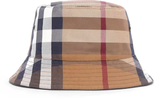 (Women) Burberry Large Check Cotton Bucket Hat. 80416161 (Women) Burberry Large Check Cotton Bucket Hat. 80416161