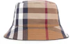 Buy (W) Topi Bucket Burberry Kotak-Kotak Besar Kain Katun. 80416161
