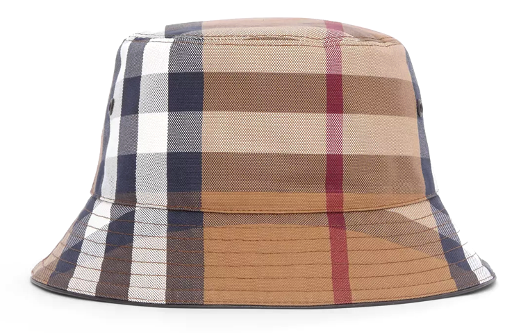 (Women) Burberry Large Check Cotton Bucket Hat. 80416161 圖 2