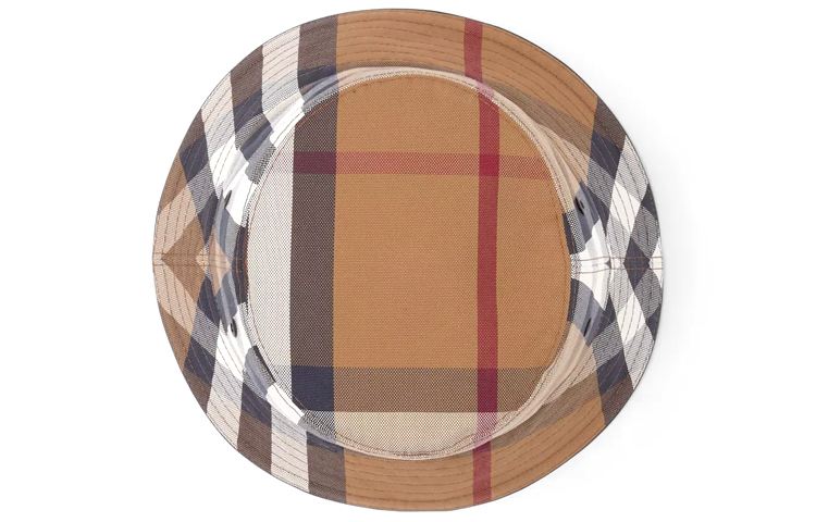 (Women) Burberry Large Check Cotton Bucket Hat. 80416161 圖 5