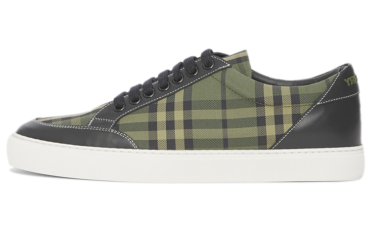 Buy (W) Burberry Leder und Check Baumwolle ''Militärgrün'' 80421691