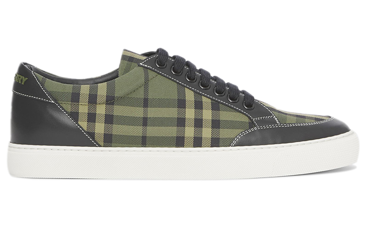 Order (W) Burberry Leder und Check Baumwolle ''Militärgrün'' 80421691