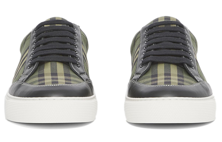 Lookbook (W) Burberry Leder und Check Baumwolle ''Militärgrün'' 80421691