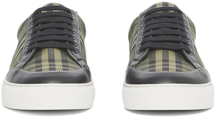 (W) Burberry Leder und Check Baumwolle ''Militärgrün'' 80421691 Lookbook (W) Burberry Leder und Check Baumwolle ''Militärgrün'' 80421691