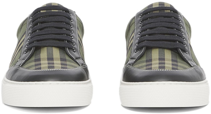 (Women) Burberry Leather and Check Cotton 'Military Green' 80421691 Lookbook (Women) Burberry Leather and Check Cotton 'Military Green' 80421691