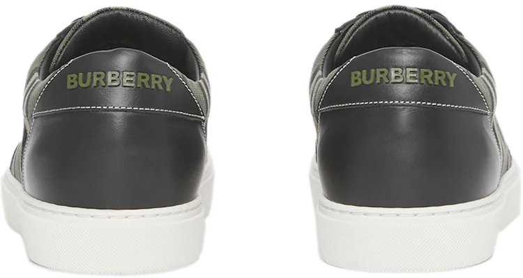 (W) Burberry Leder und Check Baumwolle ''Militärgrün'' 80421691 Purchase (W) Burberry Leder und Check Baumwolle ''Militärgrün'' 80421691