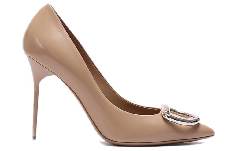 (W) Burberry Leather Ankle-Strap High Heels 'Nude' 圖 2