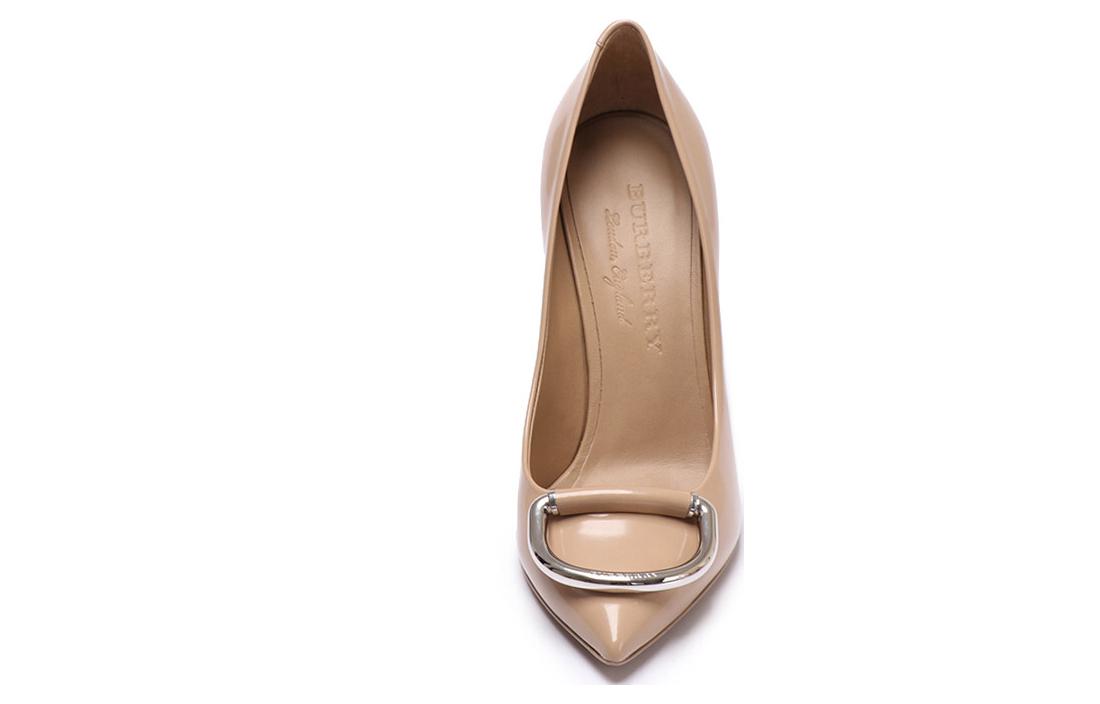 (W) Burberry Leather Ankle-Strap High Heels 'Nude' 圖 3