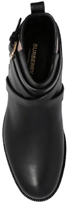 (W) 버버리 체크 가죽 앵클 부츠 80568191 Purchase (W) 버버리 체크 가죽 앵클 부츠 80568191