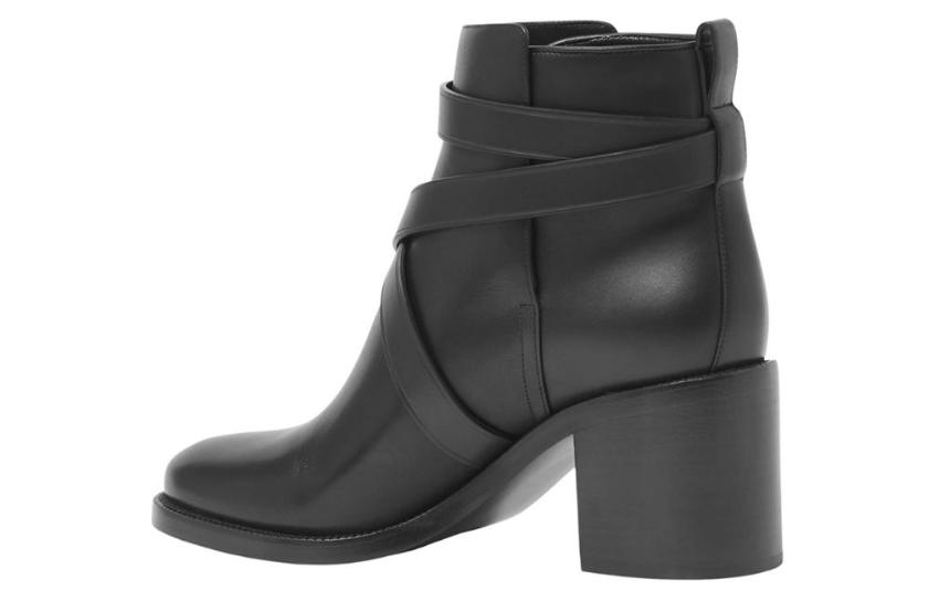 (W) Burberry Leather Ankle Boots 'Black Logo' 圖 3