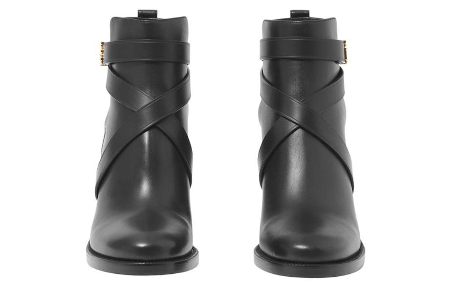 (W) Burberry Leather Ankle Boots 'Black Logo' 圖 4