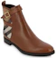 Order (W) Botas de Cuero Tobilleras Burberry 'Marrón Esencial' 3905882