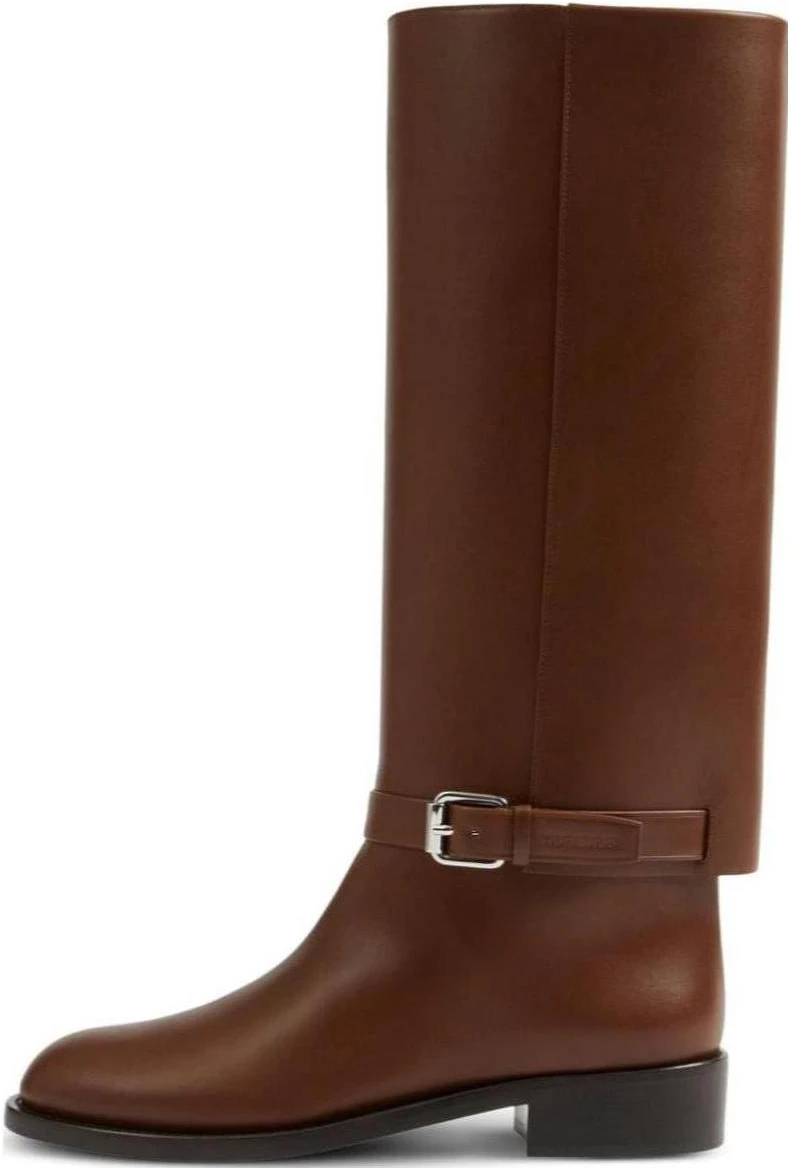 women-burberry-leather-buckle-embellished-high-top-boots-brown-80707141