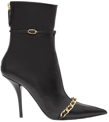 (Women) Burberry Leather Chain Detail Boot 'Black' 80612271 Order (Women) Burberry Leather Chain Detail Boot 'Black' 80612271