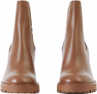 (W) バーバリー レザーチェック チェルシーブーツ(深茶) 80707101 Lookbook (W) バーバリー レザーチェック チェルシーブーツ(深茶) 80707101