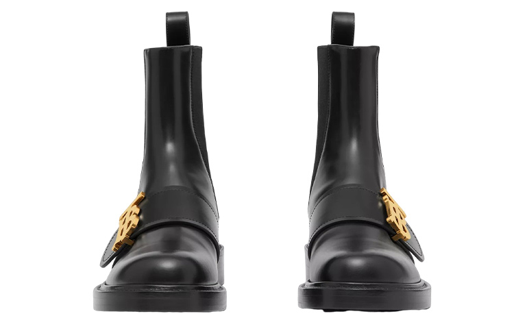 Lookbook (W) Burberry Sepatu Chelsea Kulit 'Hitam' 80581881