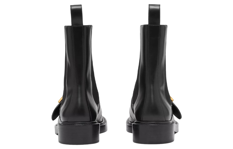 Shop (W) Burberry Sepatu Chelsea Kulit 'Hitam' 80581881