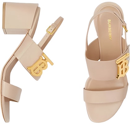 (W) Sandal Tumit Tinggi Kulit Burberry dengan Gesper 'Hitam' 80575951 Shop (W) Sandal Tumit Tinggi Kulit Burberry dengan Gesper 'Hitam' 80575951