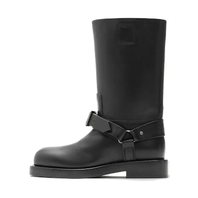 (W) Burberry Leather CMFT Ankle Boot 'Black'