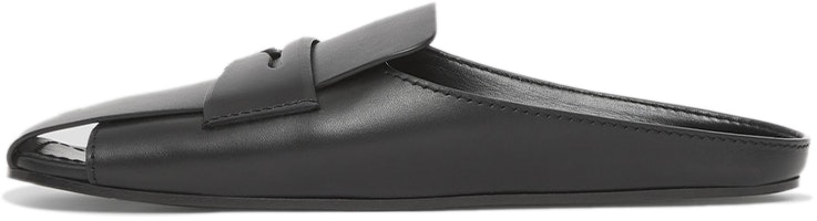 (Women) Burberry Leather Detail Fashion Mule 'Black' 80419841 (Women) Burberry Leather Detail Fashion Mule 'Black' 80419841