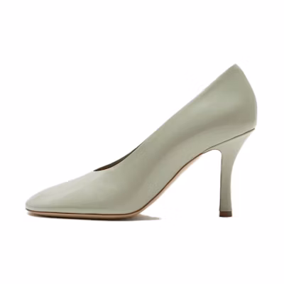 (W) Burberry Leather High Heel 'CMFT Simplicity Green'