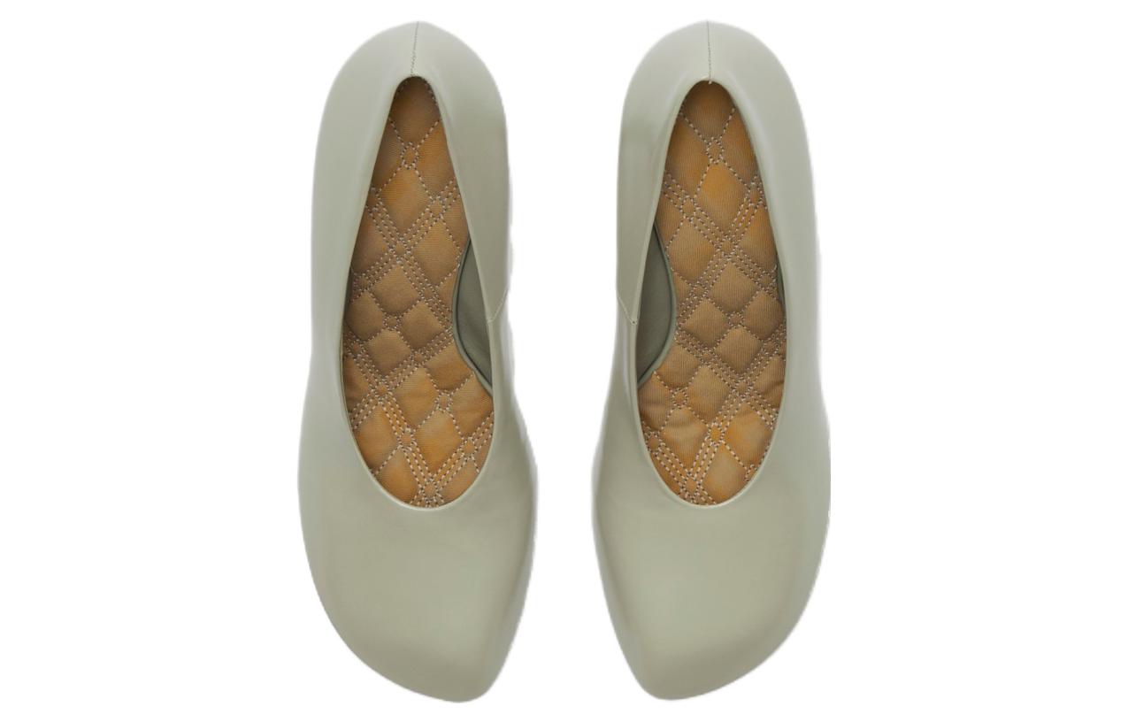 Order (W) Burberry Kulit Tinggi 'Keselesaan Kesederhanaan Hijau' 80805751