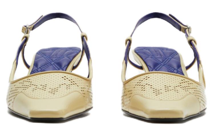(W) Burberry Leather High Heels 'Daffodil Yellow' 圖 3