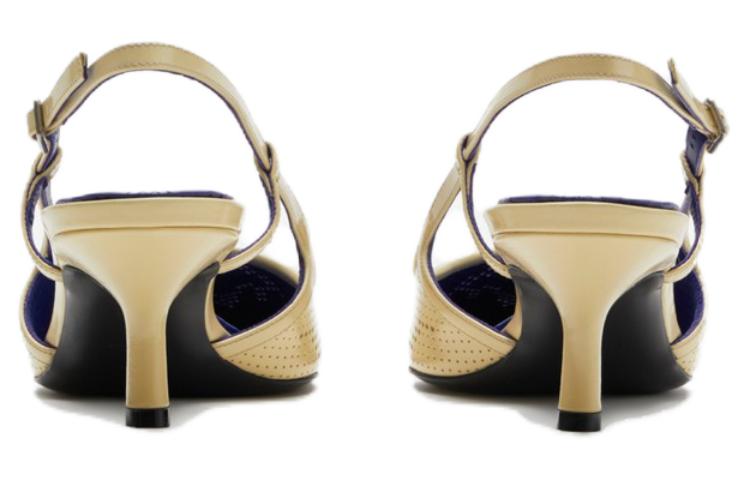 (W) Burberry Leather High Heels 'Daffodil Yellow' 圖 4