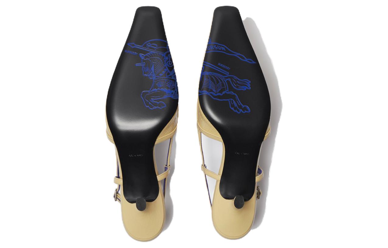 (W) Burberry Leather High Heels 'Daffodil Yellow' 圖 5