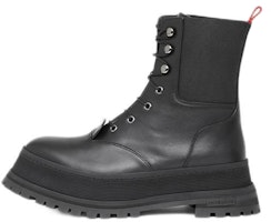 (Women) Burberry Leather Lace-Up Ankle Boot 'Black Fashion' 80342951 (Women) Burberry Leather Lace-Up Ankle Boot 'Black Fashion' 80342951