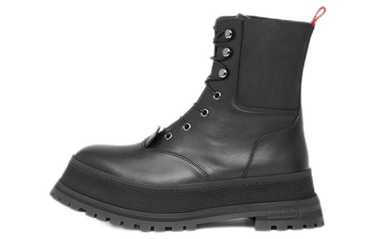 (Women) Burberry Leather Lace-Up Ankle Boot 'Black Fashion' 80342951