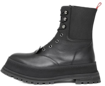 Burberry 巴寶莉 牛皮系帶時尚短靴 女款 黑色 Buy Burberry 巴寶莉 牛皮系帶時尚短靴 女款 黑色