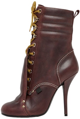 (Women) Burberry Leather Lace-Up Ankle Boot 'Dark Brown' 80631801 Buy (Women) Burberry Leather Lace-Up Ankle Boot 'Dark Brown' 80631801