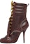 Buy (W) But Burberry Kulit Boot Bertali Buku Lali 'Coklat Gelap' 80631801