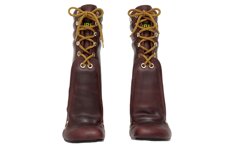 Lookbook (W) 버버리 다크브라운 가죽 앵클부츠 (Beobeori Dakeubeuraun Gajeok Aengkeulbutseu) 80631801