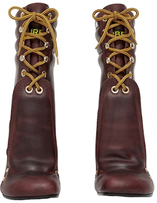 (Women) Burberry Leather Lace-Up Ankle Boot 'Dark Brown' 80631801 Lookbook (Women) Burberry Leather Lace-Up Ankle Boot 'Dark Brown' 80631801