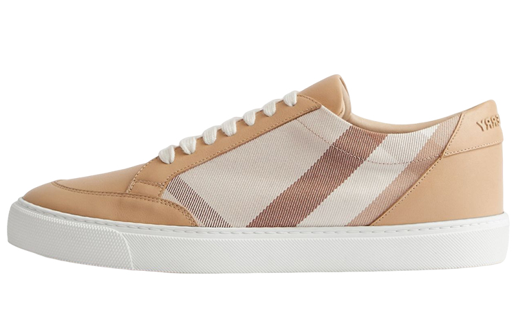 (Women) Burberry Leather Low-Top 'Checkered Tan' 80656381