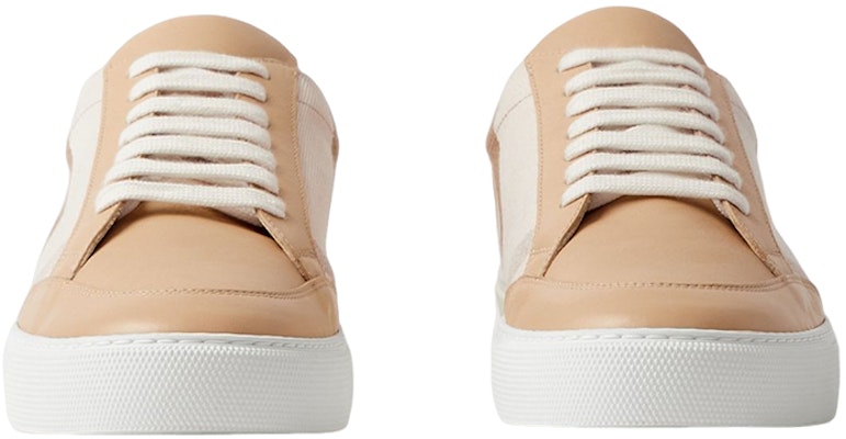 (W) 버버리 체크 가죽 로우탑 스니커즈 (탠) 80656381 Order (W) 버버리 체크 가죽 로우탑 스니커즈 (탠) 80656381