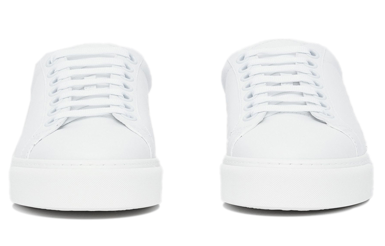 (W) Burberry Leather Low-Top 'Simple CMFT White' 圖 3