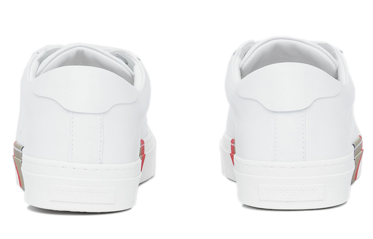 (W) Burberry Leather Low-Top 'Simple CMFT White' 圖 5