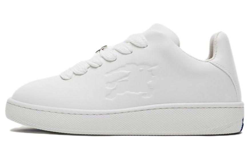 Buy (W) Burberry 低帮皮革运动鞋 '百搭白' 80833851