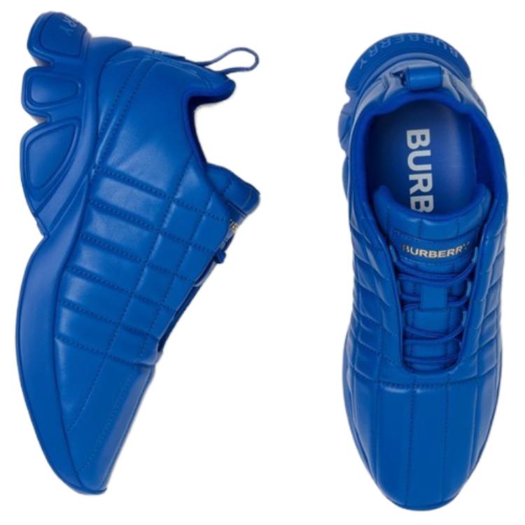 (W) Burberry Leather Low 'Blue Fashion Casual' 圖 4