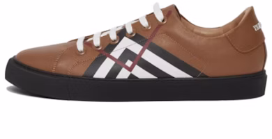 (Women) Burberry Leather Low-Top 'Brown Fashion' 80558851 (Women) Burberry Leather Low-Top 'Brown Fashion' 80558851