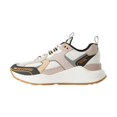 (W) Burberry Leather Low-Top Sneaker 'White Nude'