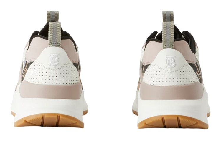 (W) Burberry Leather Low-Top Sneaker 'White Nude' 圖 5
