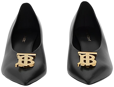 (W) Zapatos de Tacón Medio de Cuero Burberry 'Negro' 80562081 Shop (W) Zapatos de Tacón Medio de Cuero Burberry 'Negro' 80562081